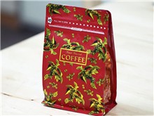 Flat Bottom Ziplock Foil Coffee Bag 